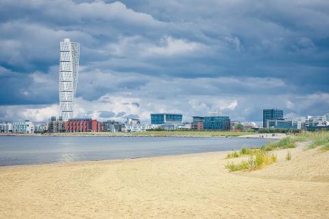 Ribbersborgsstranden i Malmö